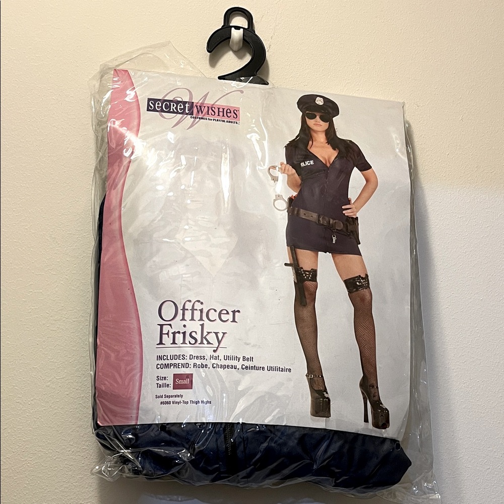 Secret Wishes Officer Frisky Halloween Costume Small New